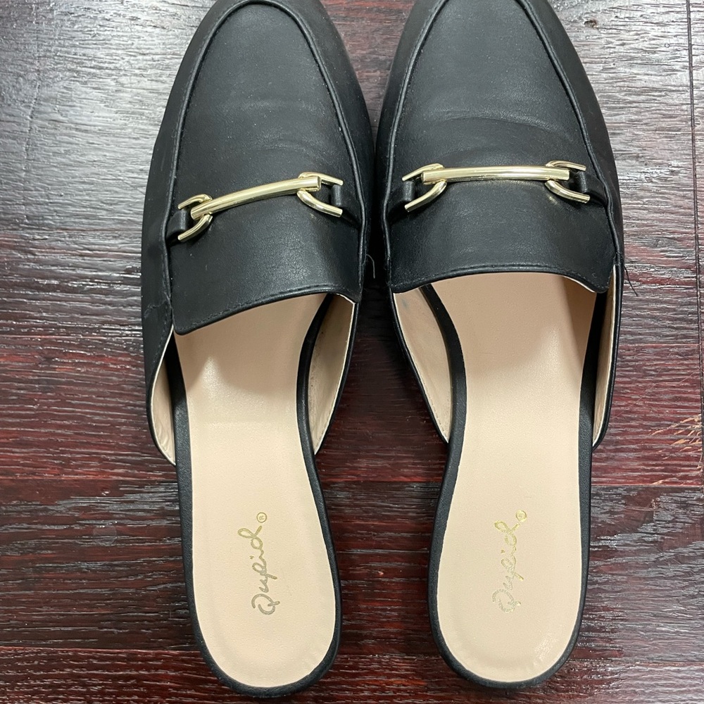 Mule slide on shoe